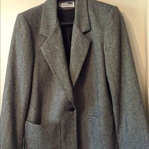 Vintage Russ Gray Blazer, size 10